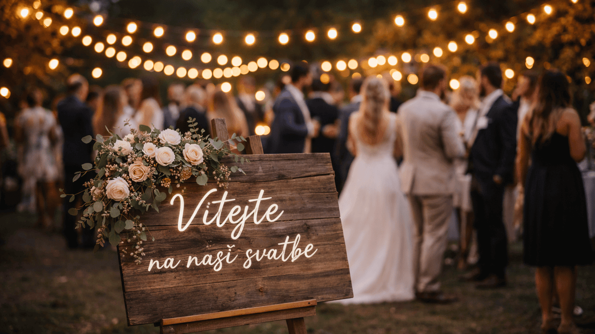 Jaký nápis na svatbu vybrat